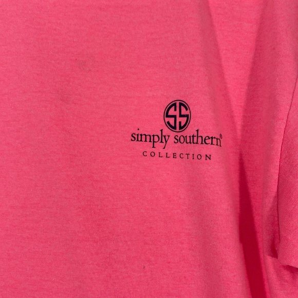 Preppy Classy & Happy Never Goes Out Of Style Womens Pink Graphic T Shirt Size M - Picture 3 of 8
